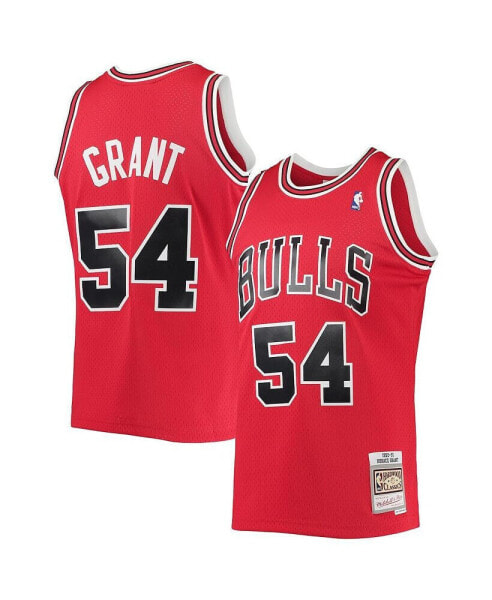 Men's Horace Grant Red Chicago Bulls 1990-91 Throwback Dark Swingman Jersey