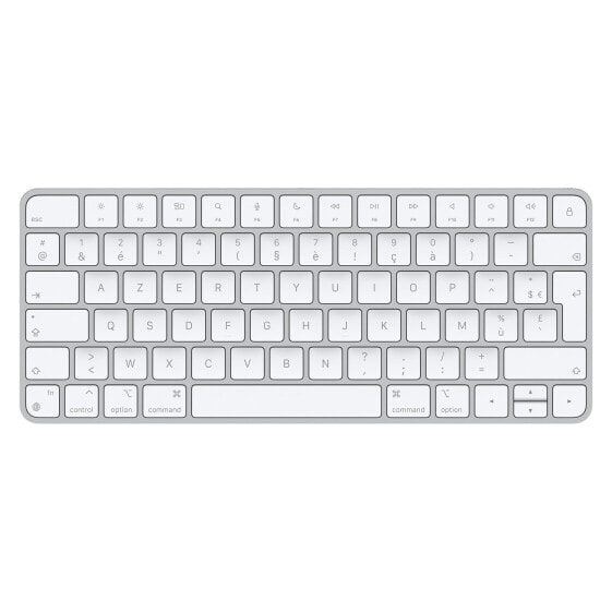 Apple Magic - 60% - USB + Bluetooth - AZERTY - Aluminium - White