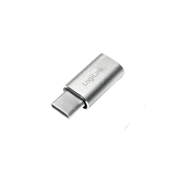 Разъемы и переходники LogiLink USB3.1-C/Micro USB2.0 - USB3.1-C - Micro USB2.0 - Серебристый