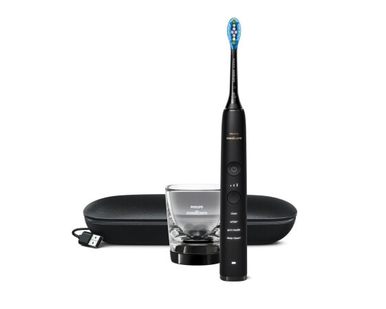 Philips Sonicare DiamondClean HX9911/09 - Adult - Sonic toothbrush - Normal - Pulse - Sensitive - Black - AC/Battery - Built-in battery