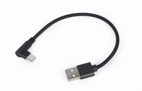 Gembird CC-USB2-AMCML-0.2M - 0.2 m - USB A - USB C - USB 2.0 - 480 Mbit/s - Black