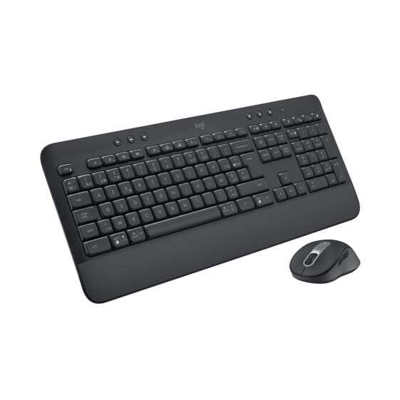 Клавиатура и беспроводная мышь Logitech 920-011001 Чёрный Azerty французский