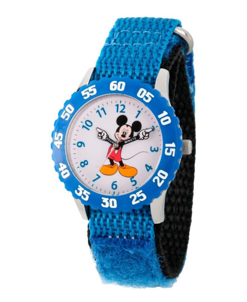 Disney Mickey Mouse Boys' Stainless Steel Time Teacher Watch