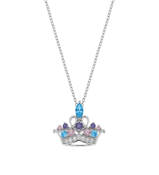 Charming Silver Princess Necklace CS00016RZML-P.CS (Chain, Pendant)