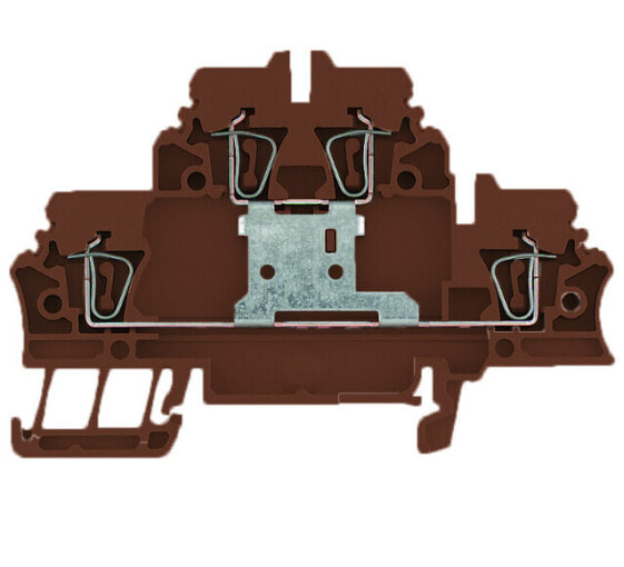 Weidmüller Mehrstock-Reihenklemme ZDK 2.5V BR - Gewicht: 11.8 g· Industrieware: Ja· Produktabmessung - Breite: 5.1 mm· Produktabmessung