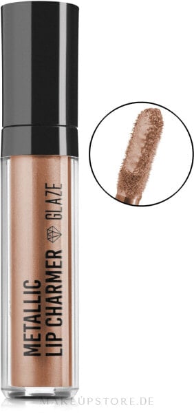 Lippenstift - Flormar Metallic Lip Charmer Glaze 03 - Sparkling Blush