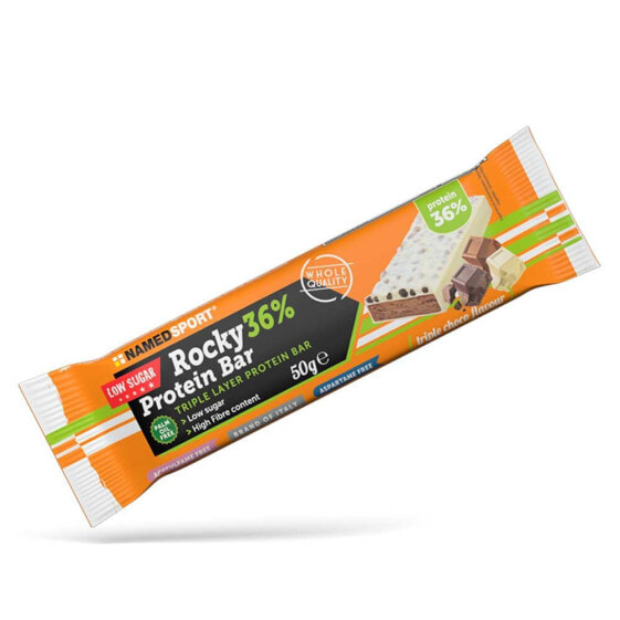 NAMED SPORT Rocky 36% Protein 50g Triple Chocolate Energy Bar