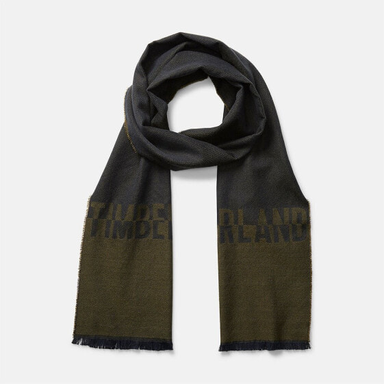 TIMBERLAND Split Color Logo Scarf