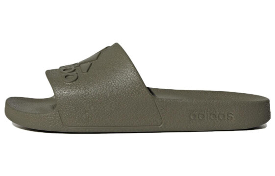 Шлепанцы комфортные Adidas Adilette Aqua Slides (Зеленые)