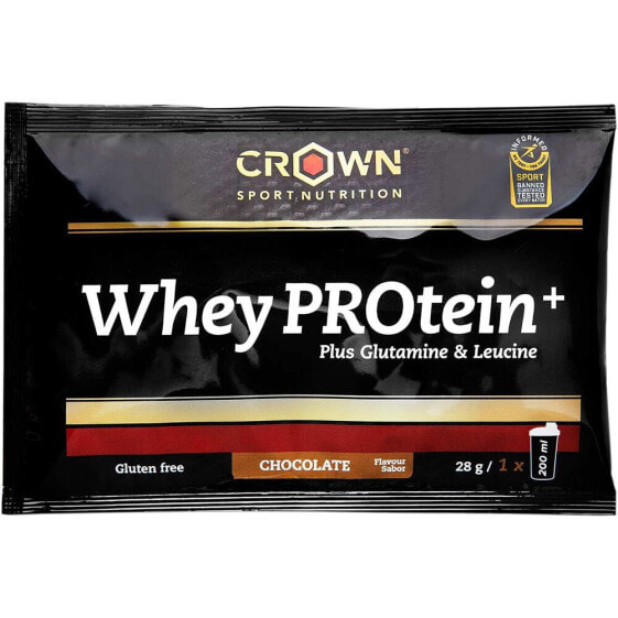 CROWN SPORT NUTRITION Whey PROtein+ Chocolate Monodose Sachet 28g