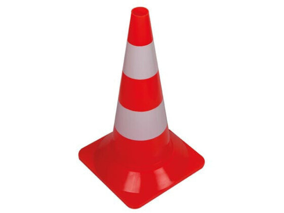 Velleman 1190-50 - Traffic cone - Red - White - PVC - WEEE - REACH - 500 mm