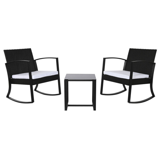 Садовый стул Home ESPRIT Чёрный Сталь 59 x 61,5 x 74 см