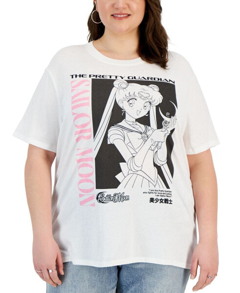 Trendy Plus Size Sailor Moon Graphic T-Shirt
