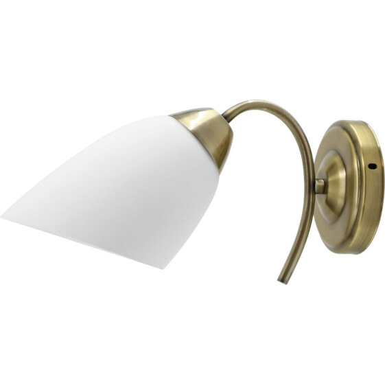 Настенный светильник Activejet NIKITA 1P белый металл стекло 60 Вт 220-240 В 26 x 12 x 12,5 см 30 x 12 x 15 см (1 предмет)