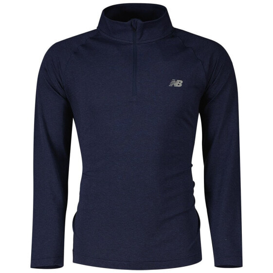 NEW BALANCE Athletics Seamless half zip sweatshirt