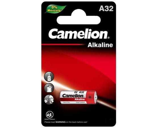 Camelion 11050132, Rechargeable battery, LR32A, Alkaline, 9 V, 1 pc(s), 26 mAh