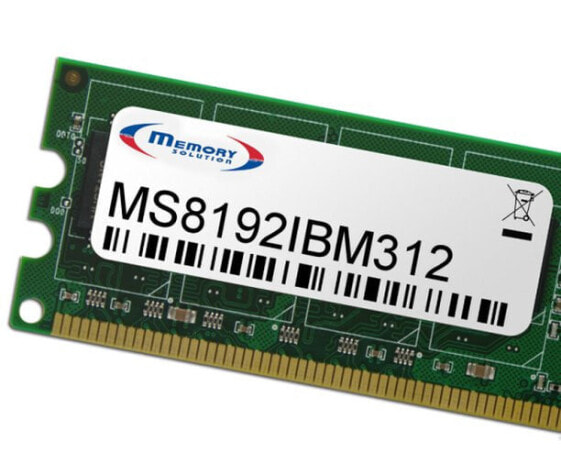 Memorysolution Memory Solution MS8192IBM312 - 8 GB - Green