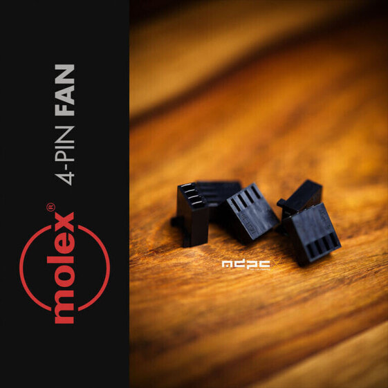 MDPC-X 4-Pin Fan Connector by Molex - schwarz