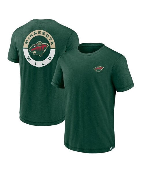 Men's Green Minnesota Wild High Stick T-shirt
