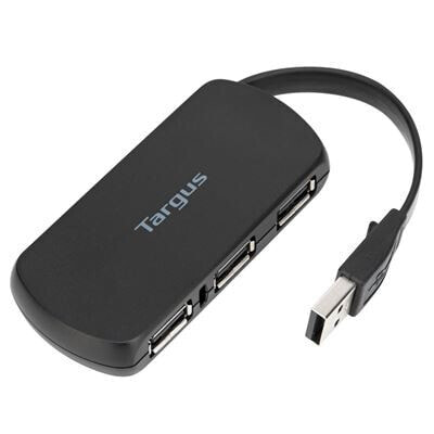 USB-концентратор Targus ACH114EU - USB 2.0 - 480 Mbit/s - черный - пластик - Китай