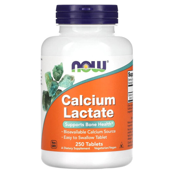 Кальций НОW Calcium Lactate, 250 таблеток