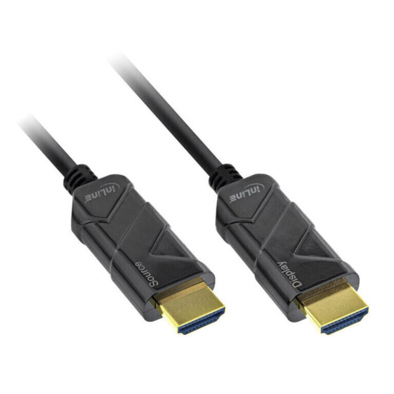 InLine HDMI 8K4K AOC Kabel, schwarz - 15m