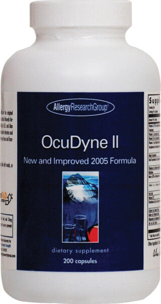 Allergy Research Group OcuDyne II Комплекс от аллергии с витамином Е, гамма-токоферолом и токотриенолом, витамином D, альфа-липоевой кислотой, антиоксидантами и аминокислотами 200 мл