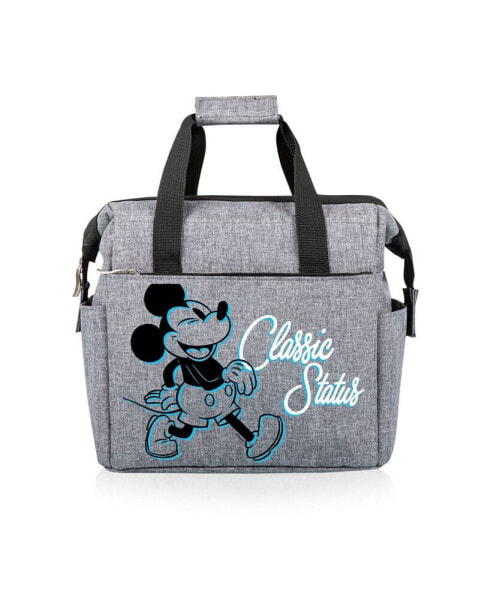 Mickey Mouse Silhouette Coronado Canvas and Willow Basket Tote