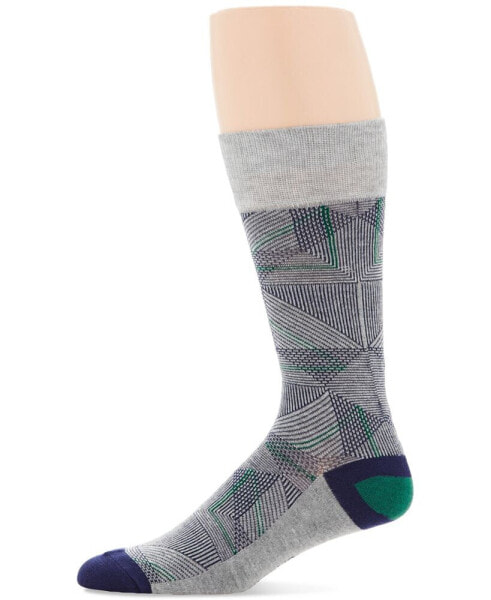 Men's Geometric Dress Socks