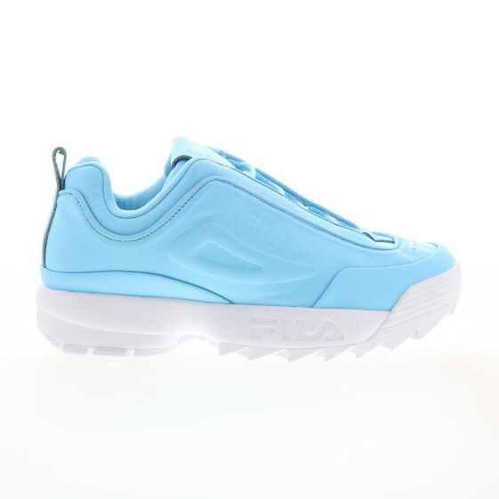 Fila Disruptor Zero 5XM01515-421 Womens Blue Leather Lifestyle Sneakers Shoes 10