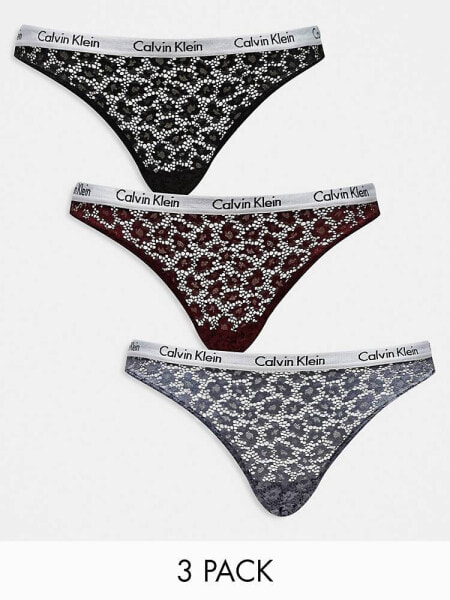 Calvin Klein steel 3 pack brief in multi