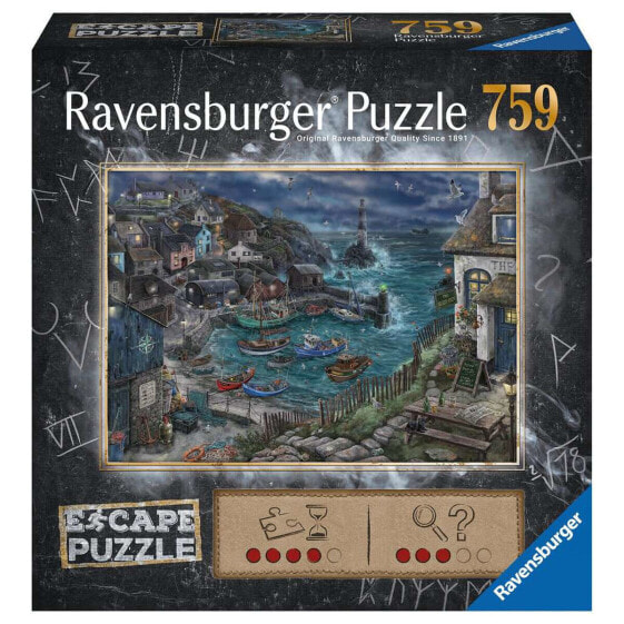 Головоломка Ravensburger 17528 Escape - Treacherous Harbor 759 Предметы