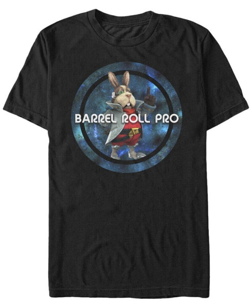 Nintendo Men's Star Fox Barrel Role Pro Short Sleeve T-Shirt