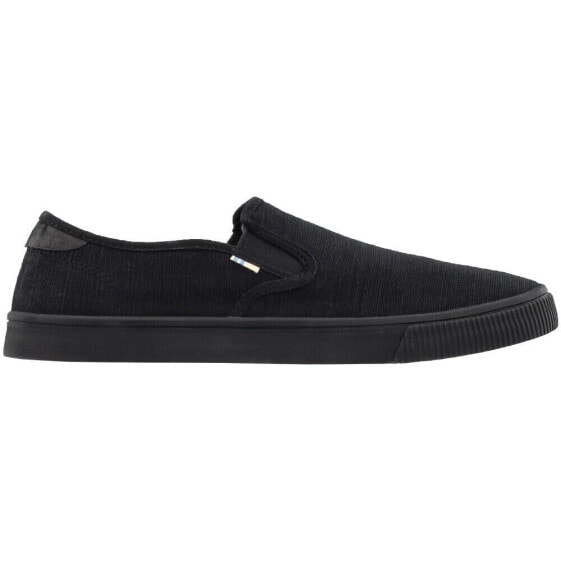 TOMS Baja Slip On Mens Black Sneakers Casual Shoes 10012504