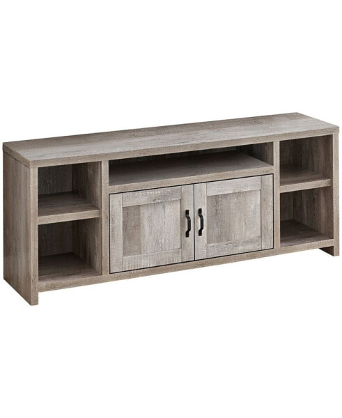 Modern Farmhouse TV Stand with 2 Doors