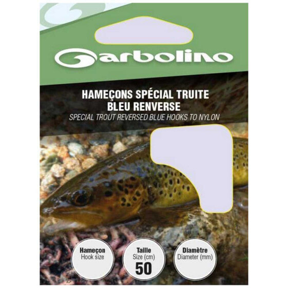 GARBOLINO COMPETITION Trout S Renverses Nylon 16 Tied Hook