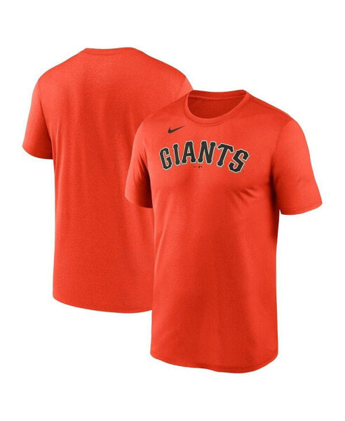 Men's Orange San Francisco Giants New Legend Wordmark T-shirt