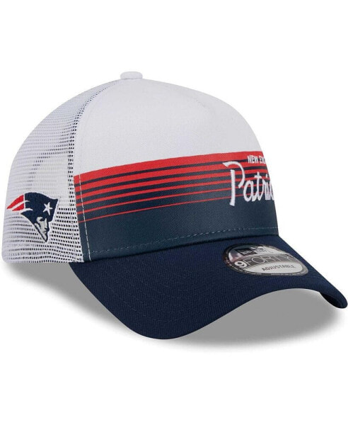 Men's Navy New England Patriots Horizon 9FORTY Snapback Hat