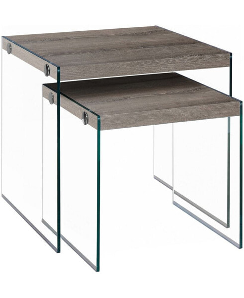 2 Piece Nesting Table Set