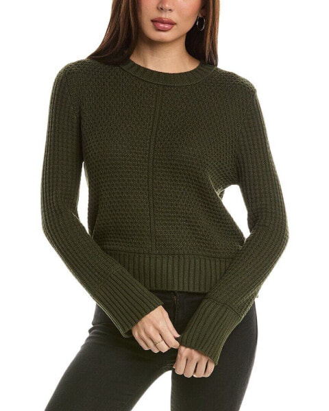 Hannah Rose Honeycomb Knit Cashmere-Blend Sweater Women's