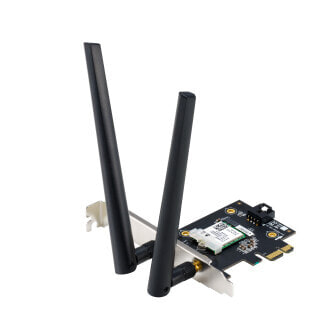 ASUS PCE-AXE5400 - Internal - Wired - PCI Express - WLAN - Wi-Fi 6E (802.11ax) - 2402 Mbit/s