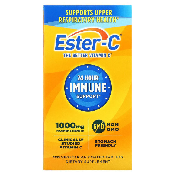 Ester-C®, Maximum Strength, 1,000 mg, 120 Vegetarian Coated Tablets