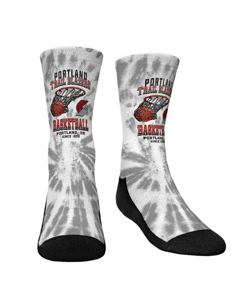 Youth Boys and Girls Socks Portland Trail Blazers Vintage-Like Hoop Crew Socks