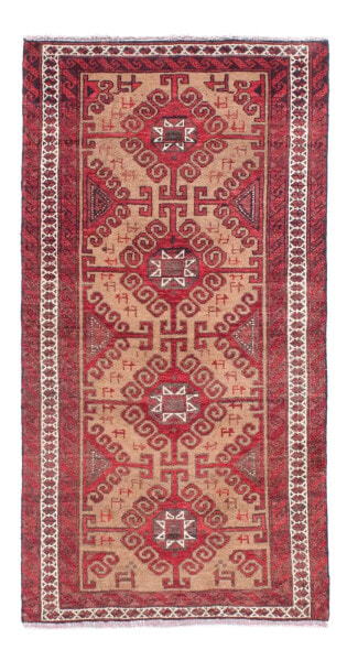 Belutsch Teppich - 140 x 76 cm - rot