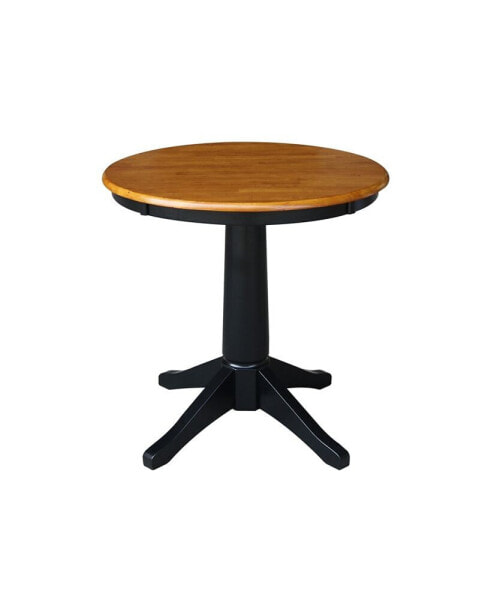 30" Round Top Pedestal Table- 28.9"H