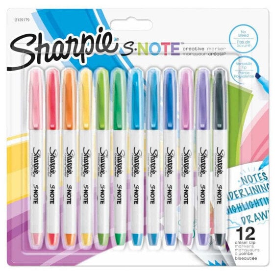 Фломастеры для детей Sharpie S-Note 12 шт.