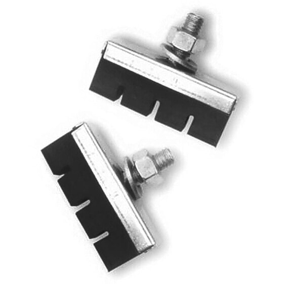Тормозные колодки VICMA для V-Brake/Cantilever в черном/серебряном цвете