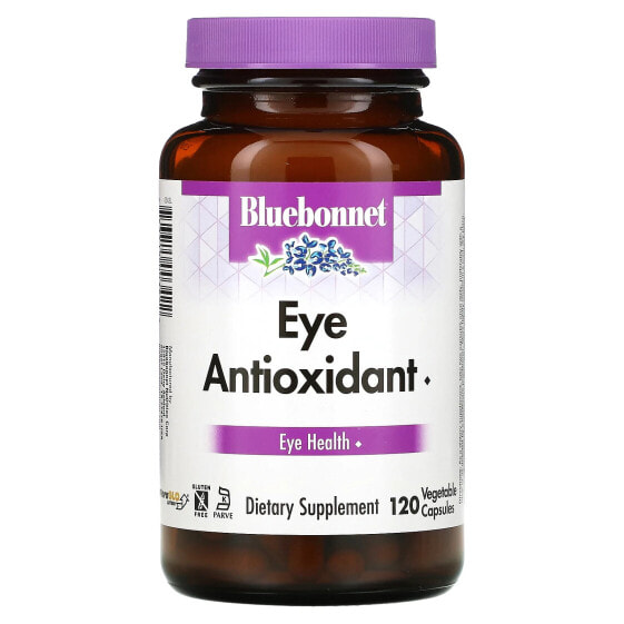 Bluebonnet Nutrition, Антиоксидант для глаз, 120 растительных капсул
