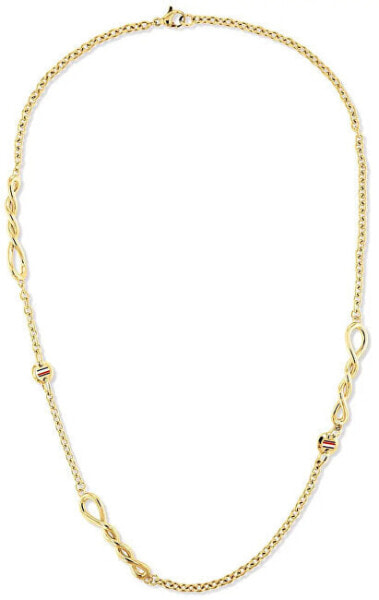Luxury gilded steel necklace 2780514