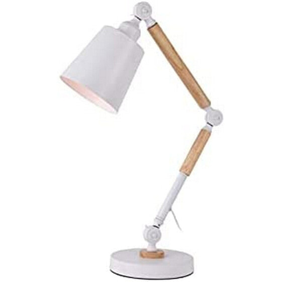 Настольная лампа декоративная EDM Flexo Белый Металл 60 Вт E27 Ø 18 x 53 см